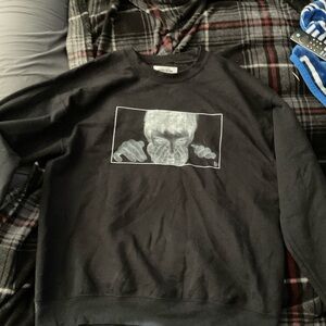 FA Black Graphic Crewneck Sweater